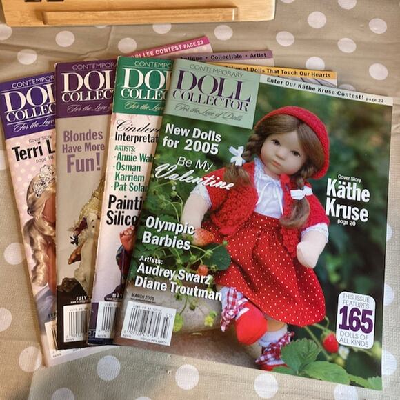 Vintage Y2K Lot of 4 Contemporary Doll Collector Magazines Mar/May/Jul/Sep 2005 - Picture 1 of 5